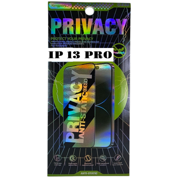 PRIVACY SCREEN PROTECTORS FOR I PHONE - 13 PRO