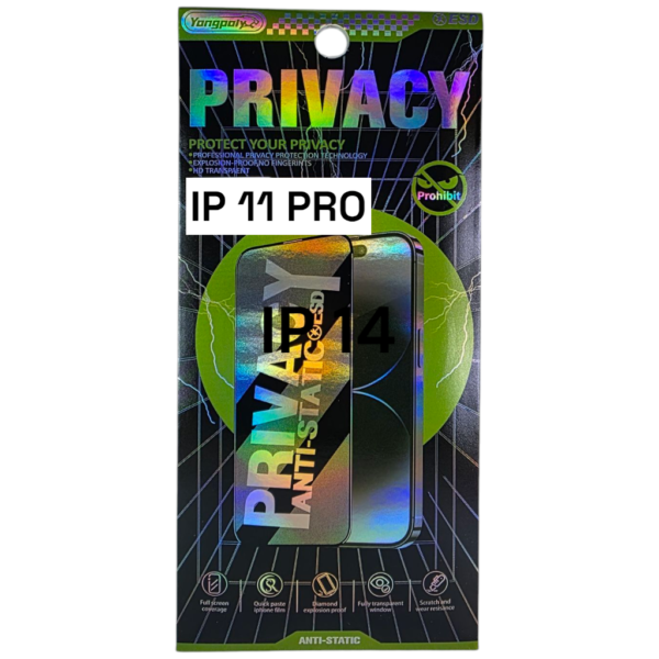 PRIVACY SCREEN PROTECTORS FOR I PHONE - 11 PRO