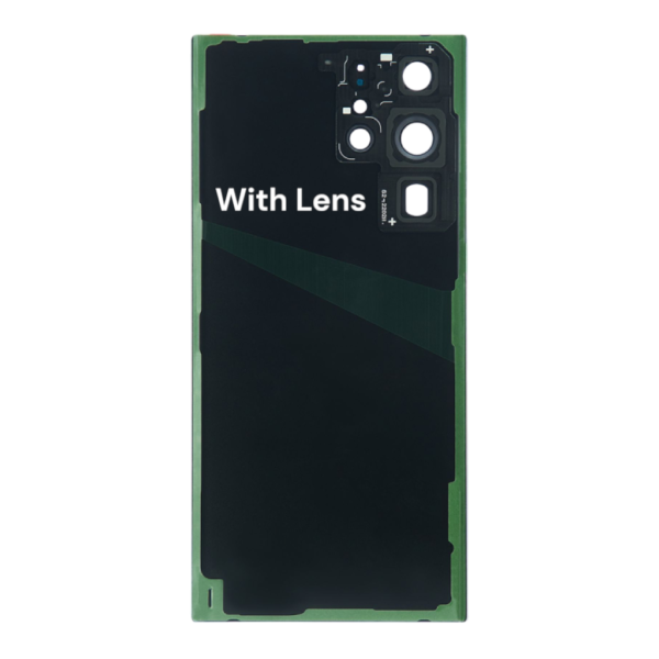 SAMSUNG S22 ULTRA 5G -S908B- Battery Cover Extra Glass OEM- Red – Image 2