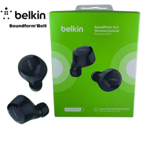 Belkin SoundForm Bolt Wireless Earbuds-Black