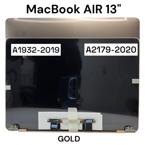 MacBook AIR 13"(A1932-2019/A2179-2020 ) Complete LCD - Gold