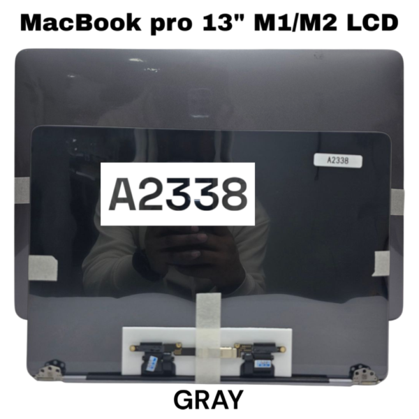 MACBOOK PRO M1-M2  13"-2020-2022- A2338-Complete LCD –Gray