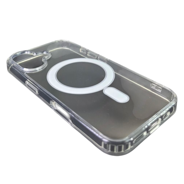 ClEAR MAGNETIC PHONE CASE FOR IPHONE 16 -Clear – Image 3