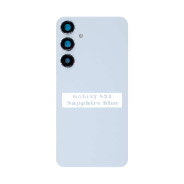 SAMSUNG S24 -S921B- Battery Cover Extra Glass OEM– Sapphire Blue – Image 3