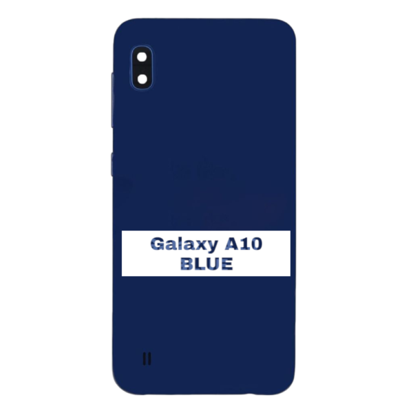Samsung Galaxy A10 -A105F – Battery Cover Extra Glass OEM – Blue – Image 2