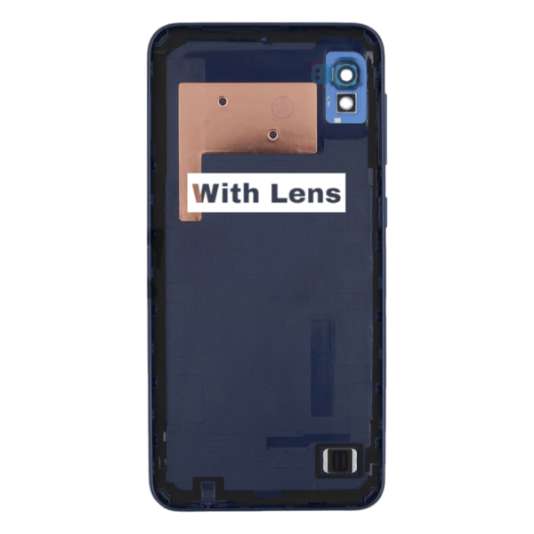 Samsung Galaxy A10 -A105F – Battery Cover Extra Glass OEM – Blue – Image 3