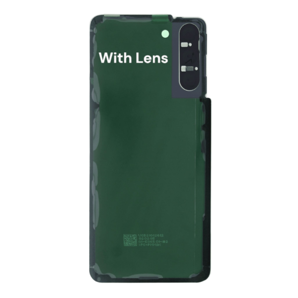SAMSUNG S21 5G -G991B- Battery Cover Extra Glass OEM- Phantom White – Image 2