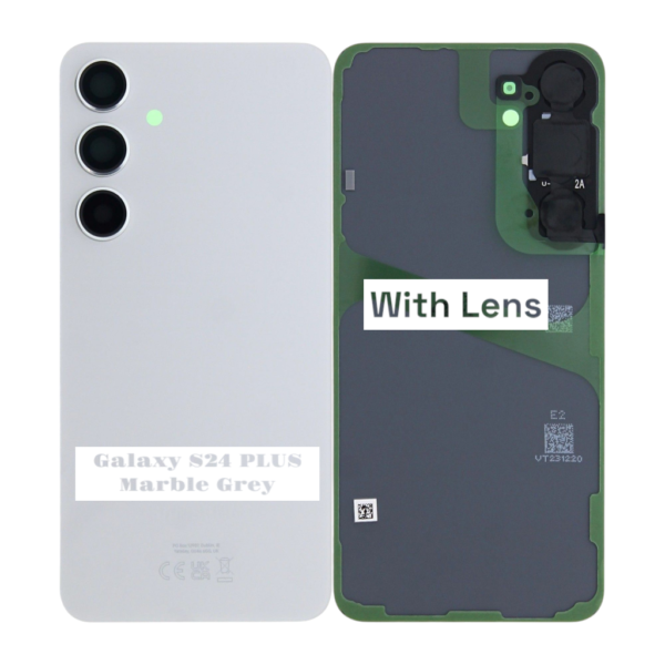 SAMSUNG S24 PLUS -S926B- Battery Cover Extra Glass OEM – Marble Grey