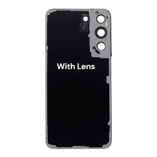 SAMSUNG S22 5G -S901B- Battery Cover Extra Glass OEM- Phantom Black – Image 2