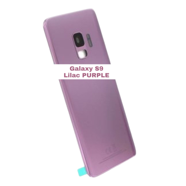 SAMSUNG Galaxy S9 – G960F – Battery Cover Extra Glass OEM – Lilac Purple – Image 3