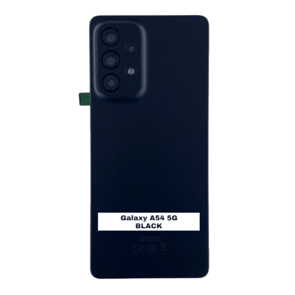 SAMSUNG Galaxy A53 5G – A536B – Battery Cover Extra Glass OEM – Black – Image 3
