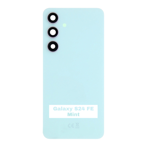 SAMSUNG S24 FE -S721B- Battery Cover Extra Glass OEM – Mint – Image 3