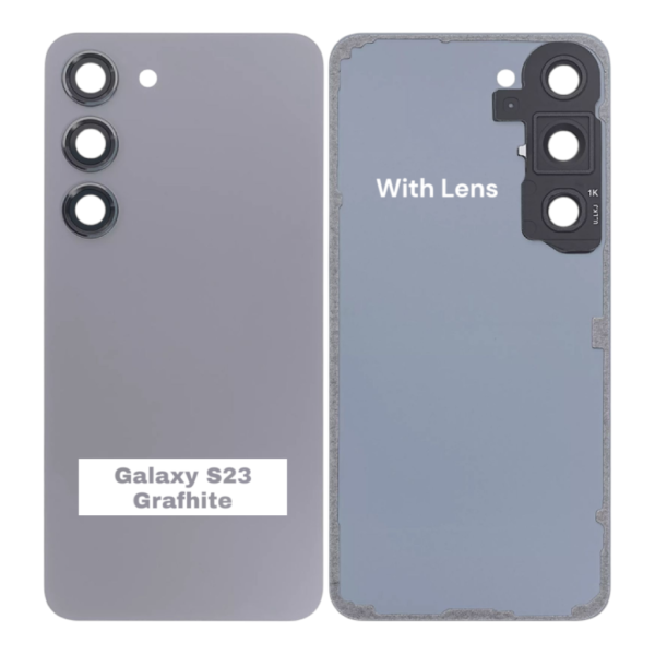SAMSUNG S23 -S911B- Battery Cover Extra Glass OEM – Grafhite