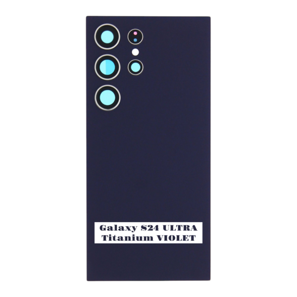 SAMSUNG S24 ULTRA -928B- Battery Cover Extra Glass OEM – Titanium Violet – Image 3