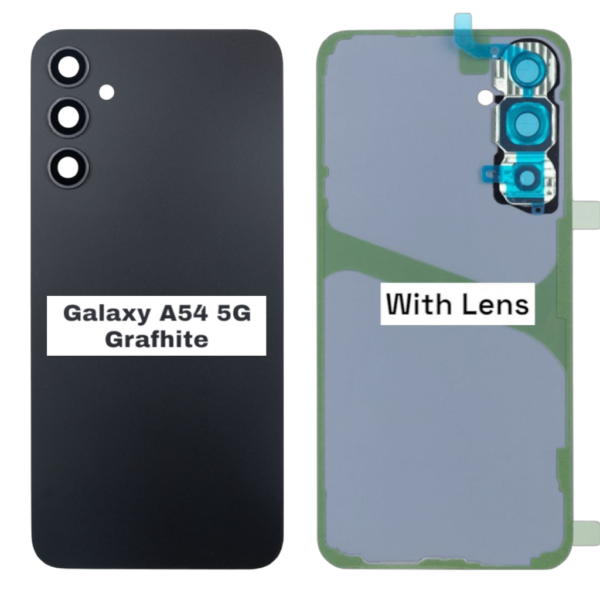 SAMSUNG Galaxy A55 5G – A556B – Battery Cover Extra Glass OEM – Grafhite