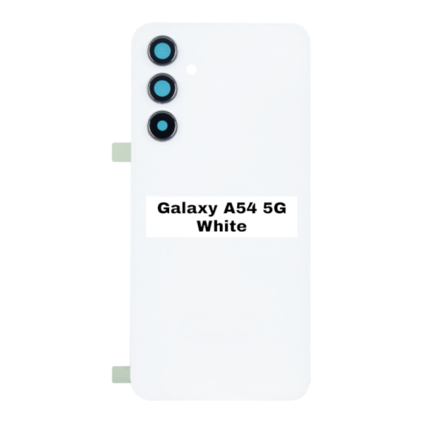 SAMSUNG Galaxy A54 5G – A546B – Battery Cover Extra Glass OEM – White – Image 3