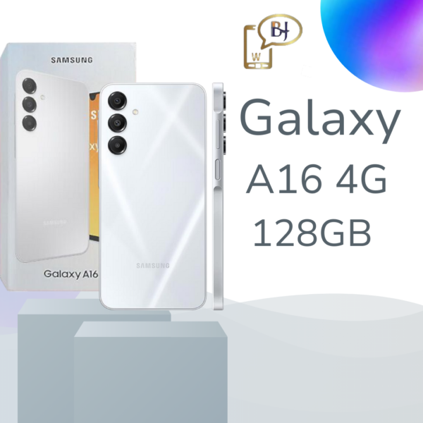 SAMSUNG GALAXY A16 4G-A165F- 128GB -Battery Capacity-5000mAh-White