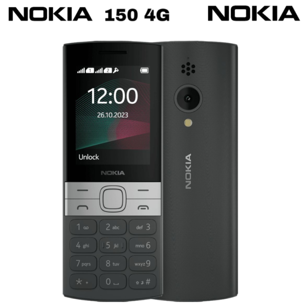 Nokia 150 4G - Li-Ion 1450mAh battery Capacity-Black