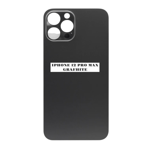 I PHONE 12 PRO -Battery Cover Extra Glass – Grafhite