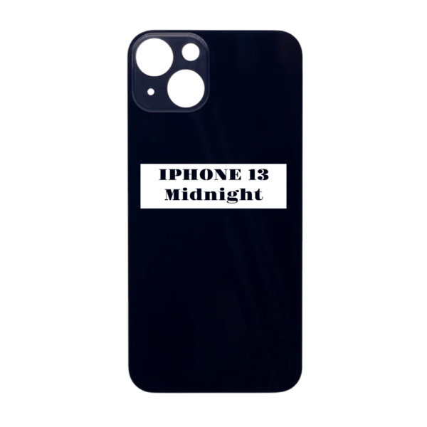 I PHONE 13 -Battery Cover Extra Glass – Midnight