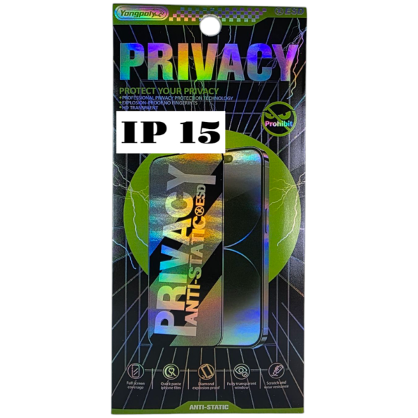 PRIVACY SCREEN PROTECTORS FOR I PHONE – 15