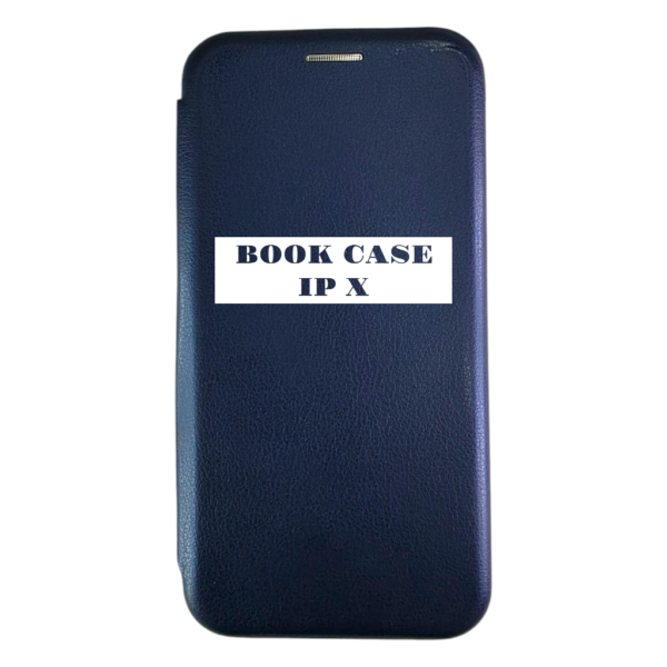 Book Case For IPHONE X - BLUE