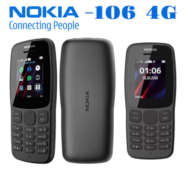 NOKIA - 106 4G - Black
