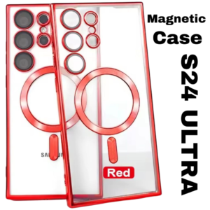 MAGNETIC CASE FOR SAMSUNG GALAXY S24 ULTRA-S928B- MAGSAFE CASE-RED
