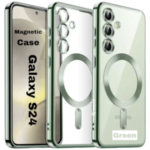 MAGNETIC CASE FOR SAMSUNG GALAXY S24 -S921B- MAGSAFE CASE-Green