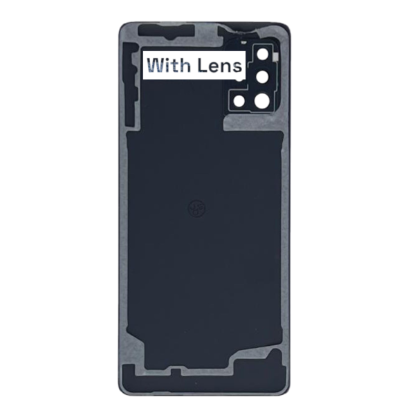 Samsung Galaxy A51 5G -A516B – Battery Cover Extra Glass OEM –Prism Crush Black – Image 2