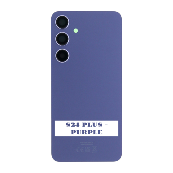 SAMSUNG S24 PLUS -S926B- Battery Cover Extra Glass OEM– Purple – Image 2