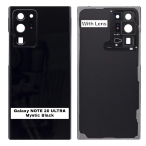 Samsung Galaxy NOTE 20 ULTRA –N985F- Battery Cover Extra Glass OEM – MYSTIC Black