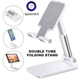 Support de bureau réglable pour téléphone portable, compatible avec iPhone, iPad, Xiaomi, tablette, universel