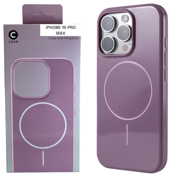 HARD PC MAGSAFE CASE ANTI DROP – FOR IPHONE 16 PRO MAX – Purple