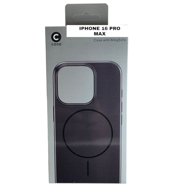 HARD PC MAGSAFE CASE ANTI DROP - FOR IPHONE 16 PRO MAX - Black – Image 3