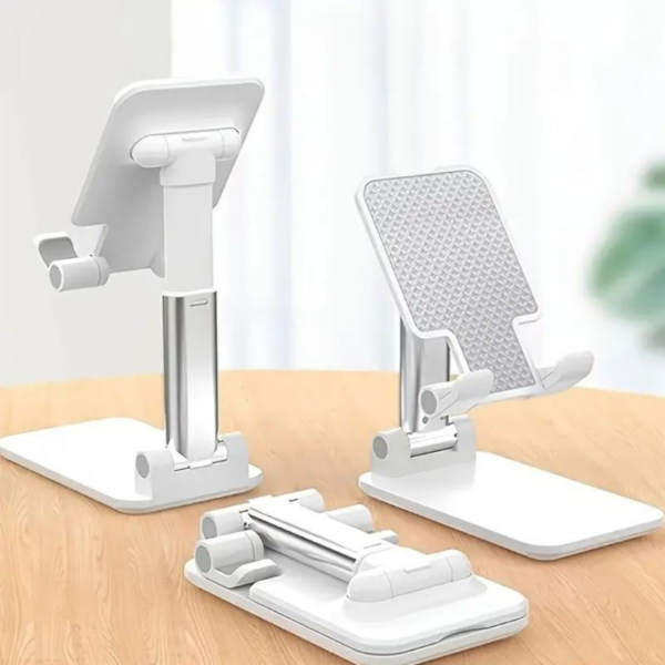 Support de bureau réglable pour téléphone portable, compatible avec iPhone, iPad, Xiaomi, tablette, universel – Image 4