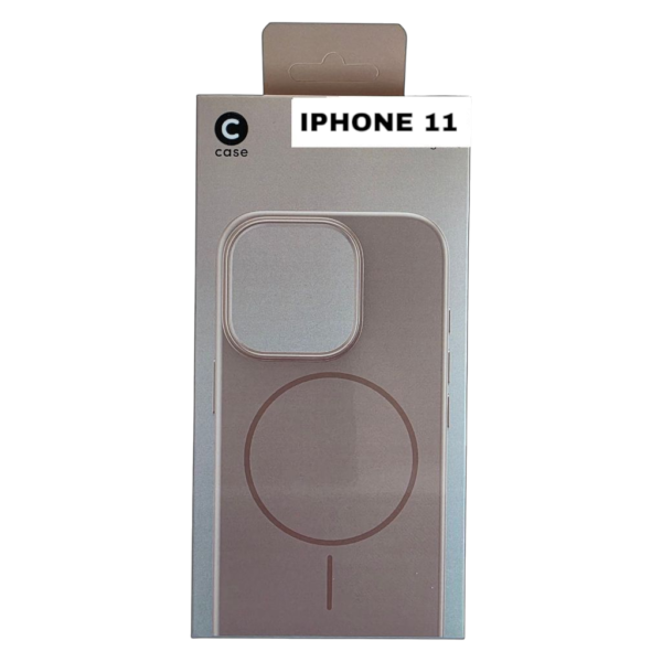 HARD PC MAGSAFE CASE ANTI DROP – FOR IPHONE 11 – Brown – Image 4