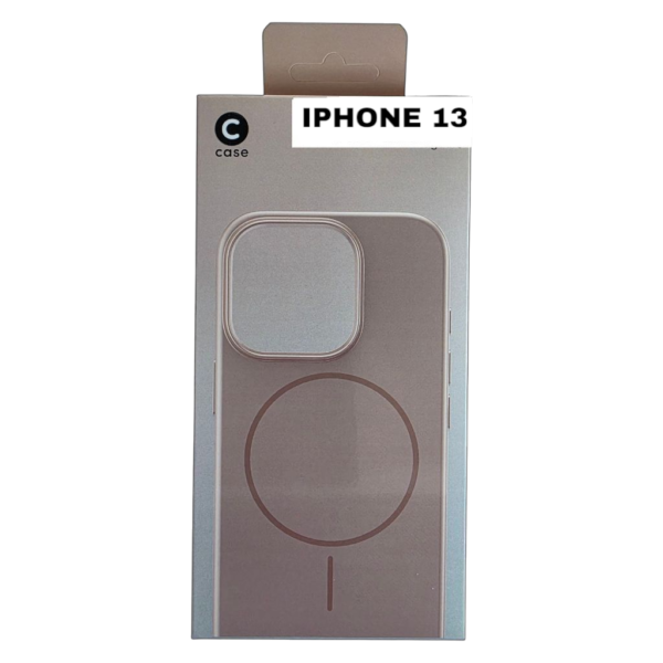 HARD PC MAGSAFE CASE ANTI DROP – FOR IPHONE 13 – Brown – Image 4