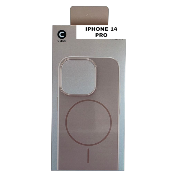 HARD PC MAGSAFE CASE ANTI DROP – FOR IPHONE 14 PRO - Brown – Image 3