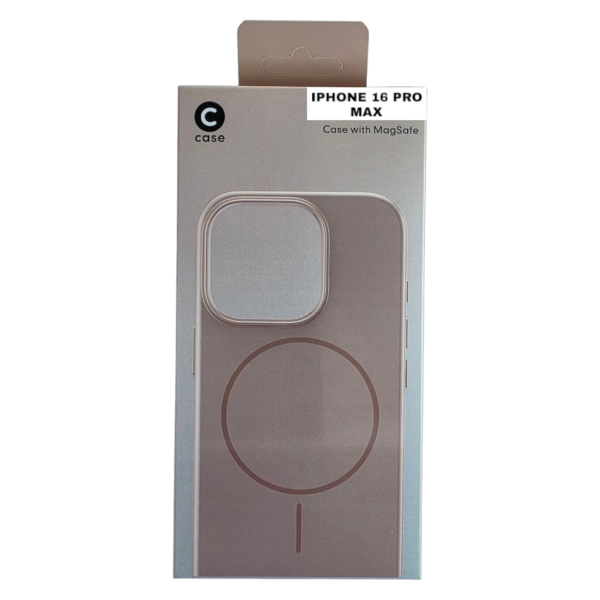 HARD PC MAGSAFE CASE ANTI DROP – FOR IPHONE 16 PRO MAX – Brown – Image 3