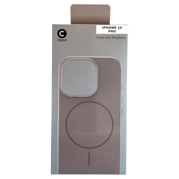 HARD PC MAGSAFE CASE ANTI DROP – FOR IPHONE 16 PRO  – Brown – Image 3