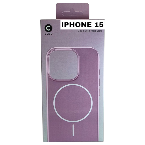 HARD PC MAGSAFE CASE ANTI DROP – FOR IPHONE 15 – Purple – Image 3