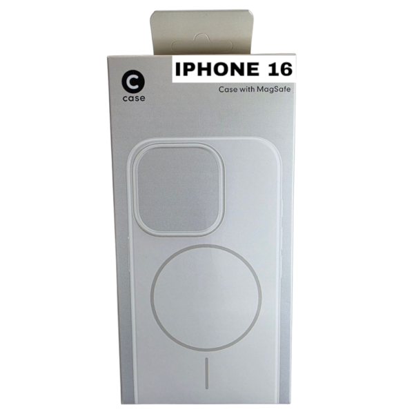 HARD PC MAGSAFE CASE ANTI DROP – FOR IPHONE 16 – White – Image 3