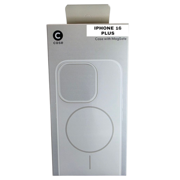 HARD PC MAGSAFE CASE ANTI DROP – FOR IPHONE 16 PLUS – White – Image 3