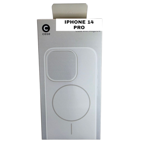 HARD PC MAGSAFE CASE ANTI DROP – FOR IPHONE 14 PRO - White – Image 2