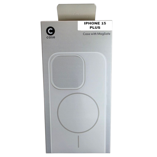 HARD PC MAGSAFE CASE ANTI DROP – FOR IPHONE 15 PLUS – White – Image 3