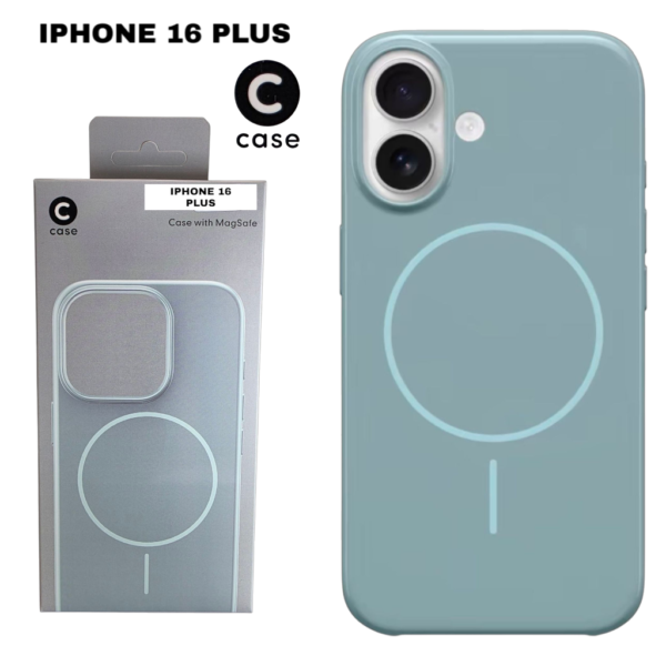 HARD PC MAGSAFE CASE ANTI DROP – FOR IPHONE 16 PLUS - Blue