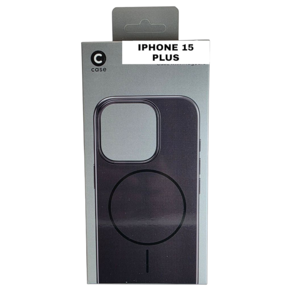HARD PC MAGSAFE CASE ANTI DROP – FOR IPHONE 15 PLUS  – Black – Image 3
