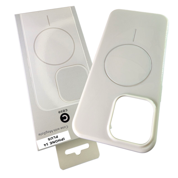HARD PC MAGSAFE CASE ANTI DROP – FOR IPHONE 14 PLUS – White
