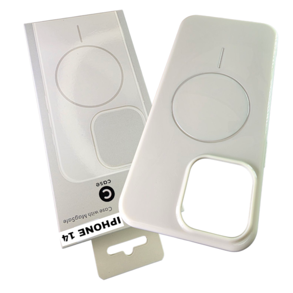 HARD PC MAGSAFE CASE ANTI DROP – FOR IPHONE 14 – White